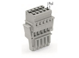 Внутренний разъём WAGO 769-113/021-000, 13 pin, 0.08мм²-4.0мм², 500В, 32А, CS: 5мм, (1 шт)