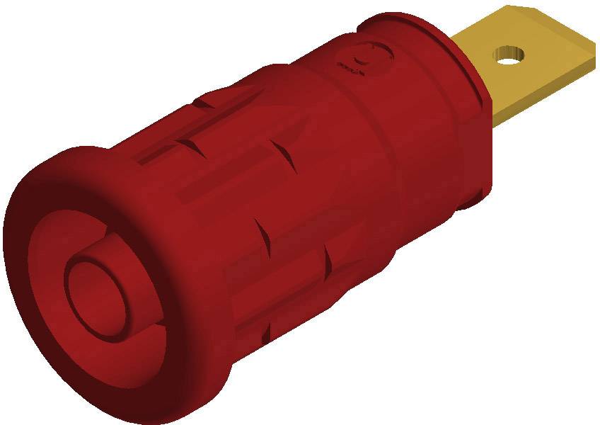 972362101, SKS-HIRSCHMANN SEP 2620 F6,3 - Лабораторное гнездо, Ø-контакта: 4 мм, красный : 1 шт.