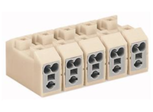 Соединительная клемма WAGO 272-103, 3 pin, 2.5мм², 18А, (1 шт)