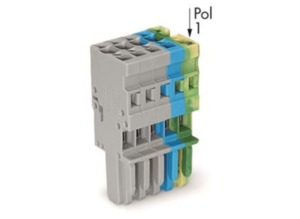 Внутренний разъём WAGO 769-105/000-038, 5 pin, 0.08мм²-4.0мм², 500В, 32А, CS: 5мм, (1 шт)