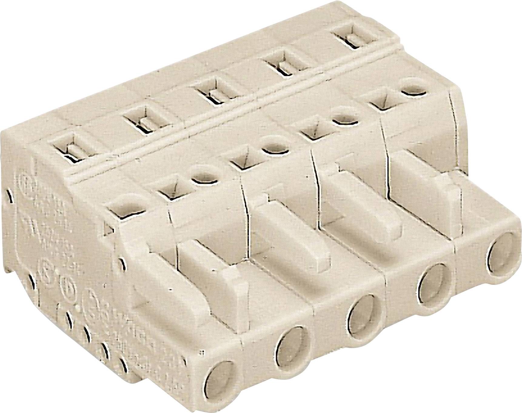 Розетка для подключения кабеля WAGO 721-203/026-000, 3 pin, 0.08мм² - 2.5мм², 630В, 16А, CS: 7.50мм, (1 шт)