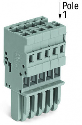Гнездовой разъем WAGO 769-115, 15 pin, 500В, 32А, CS: 5мм, (1 шт)