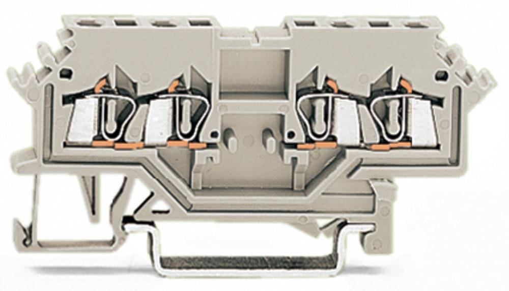 Клемма WAGO 279-989, 4 pin, 0.20мм² - 1.50мм², 550В, 15А, конф: L, (100 шт)