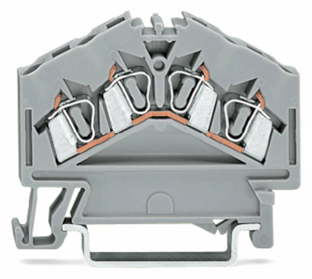 Клемма WAGO 280-946, 4 pin, 0.08мм² - 2.50мм², 800В, 24А, (100 шт)