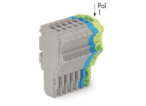 Внутренний разъём WAGO 2020-107/000-038, 7 pin, 0.5мм²-1.5мм², 500В, 13.5А, CS: 3.5мм, (1 шт)
