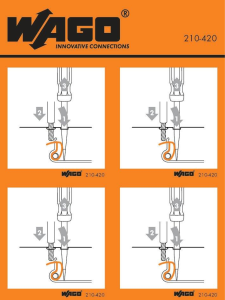 Наклейка WAGO 210-420, (1 шт)