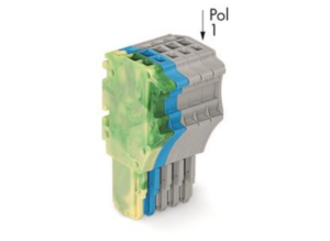 Внутренний разъём WAGO 2020-105/000-039, 5 pin, 0.5мм²-1.5мм², 500В, 13.5А, CS: 3.5мм, (1 шт)
