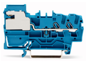Клеммная колодка с n, образным разъединителем WAGO 2002-7214, 0.75мм²-4.0мм², 250В, 32А, (1 шт)