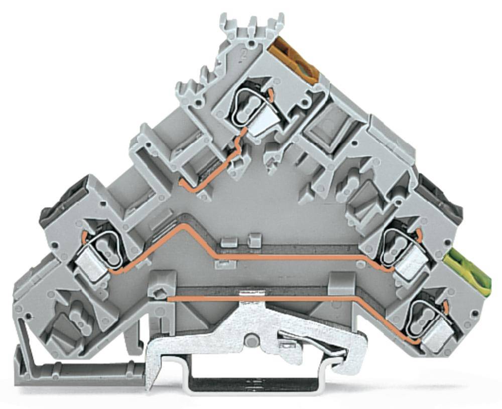 Клемма привода WAGO 280-585, 4 pin, 0.08мм² - 2.50мм², 400В, 20А, конф: L, (50 шт)