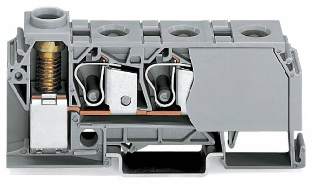 Клемма WAGO 284-624, 4 pin, 0.20мм² - 10мм², 125А, конф: N, (15 шт)