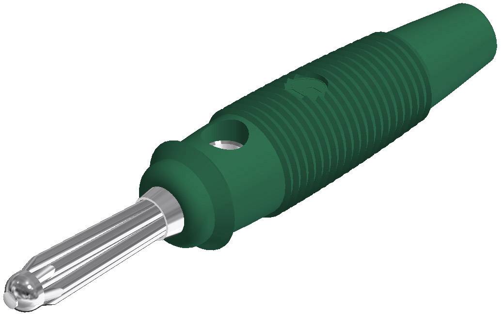 930726104, SKS-HIRSCHMANN BUELA 20 K - Пружинный штекер, Ø-контакта: 4 мм, зеленый : 1 шт.