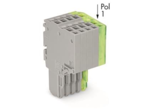 Внутренний разъём WAGO 2020-205/000-036, 5 pin, 0.5мм²-1.5мм², 500В, 13.5А, CS: 3.5мм, (1 шт)