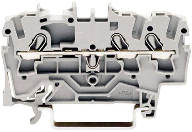 Клемма WAGO 2002-1301, 3 pin, 0.25мм² - 4мм², 800В, 24А, конф: L, (1 шт)