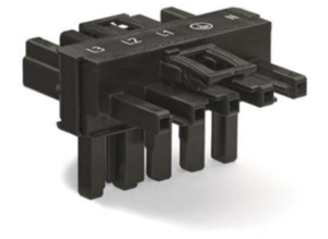 T-распределитель WAGO 770-621, 5 pin, 400В, 25А, (1 шт)