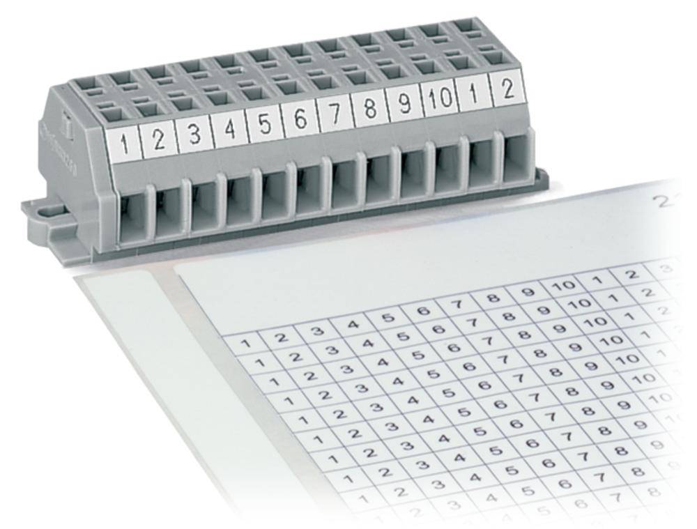 Лента для маркировки (самоклеящаяся) WAGO 210-333/500-002, Оттиск: 1 - 10, (1 шт)