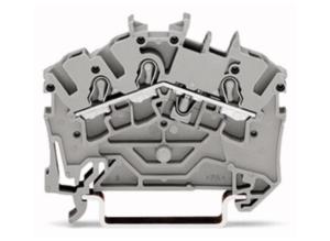 Проходная клеммная колодка WAGO 2002-6305, 1 pin, 0.25мм²-2.5мм², 550В, 24А, (1 шт)