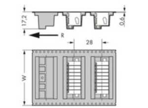 Контактный разъем WAGO 713-1424/116-000/997-406, 8 pin, 160В, 10А, CS: 3.5мм, (1 шт)