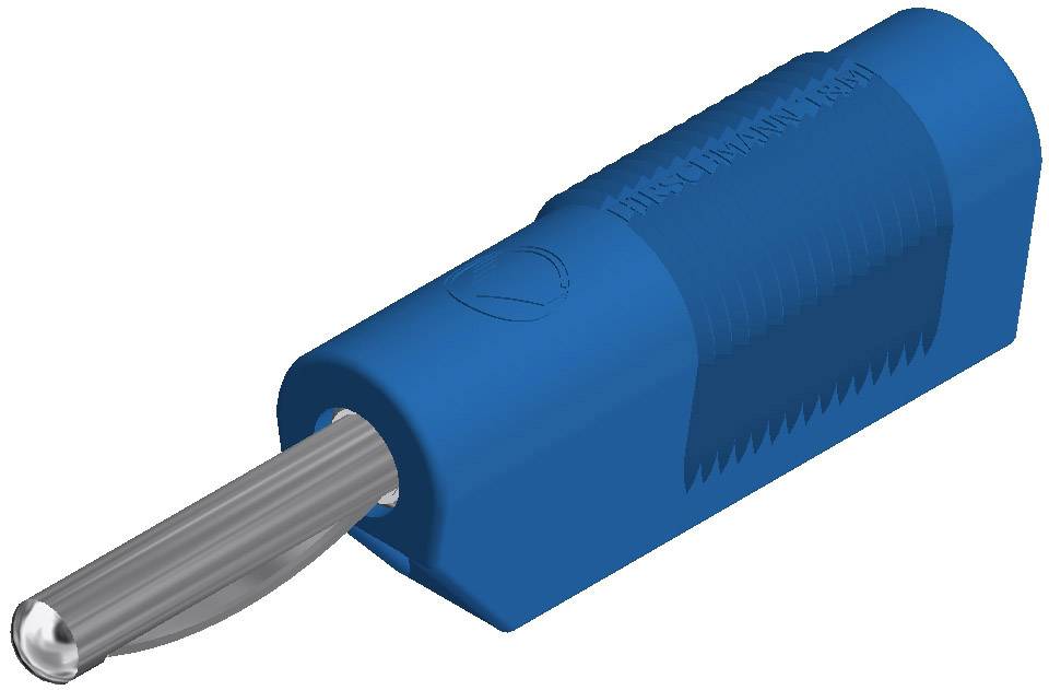 930435102, SKS-HIRSCHMANN VSB 20 - Банановый штекер, Ø-контакта: 4 мм, синий : 1 шт.