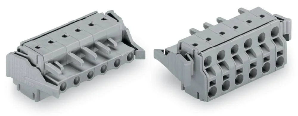 Розетка для подключения кабеля WAGO 231-2204/037-000, 4 pin, 0.2мм² - 2.5мм², 630В, CS: 7.50мм, (50 шт)