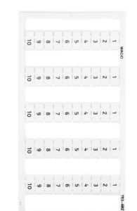 Маркерная карта WAGO 793-602, (1 шт)