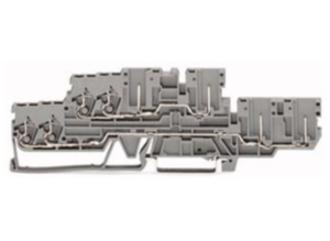 Двухуровневый клеммный блок WAGO 870-131, 2 pin, 0.08мм²-2.5мм², 500В, 16А, (1 шт)