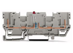 Светодиодная клемма WAGO 769-209/281-413, 1 pin, 0.08мм²-8.0мм², 250В, 0.025А, (1 шт)