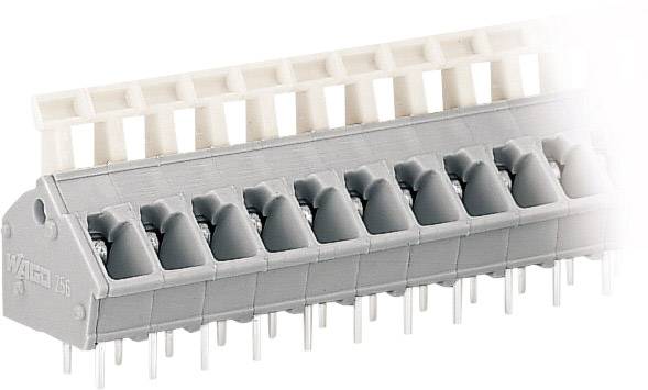 Быстроразъемная клемма WAGO 256-401, 1 pin, 0.08мм² - 2.50мм², 320В, 24А, CS: 5мм;5.08мм, (1 шт)