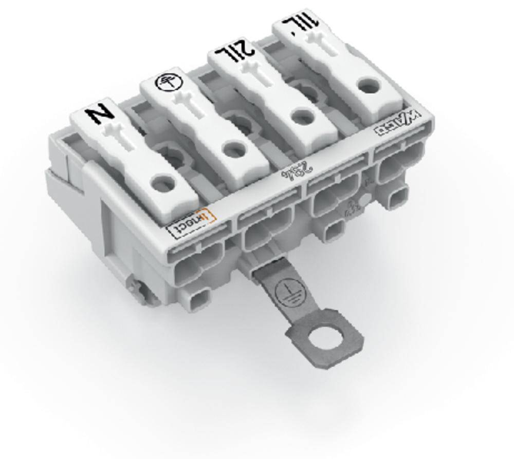 Разъем питания сети WAGO 294-8424, 4 pin, 0.5мм² - 2.5мм², 24А, (500 шт)