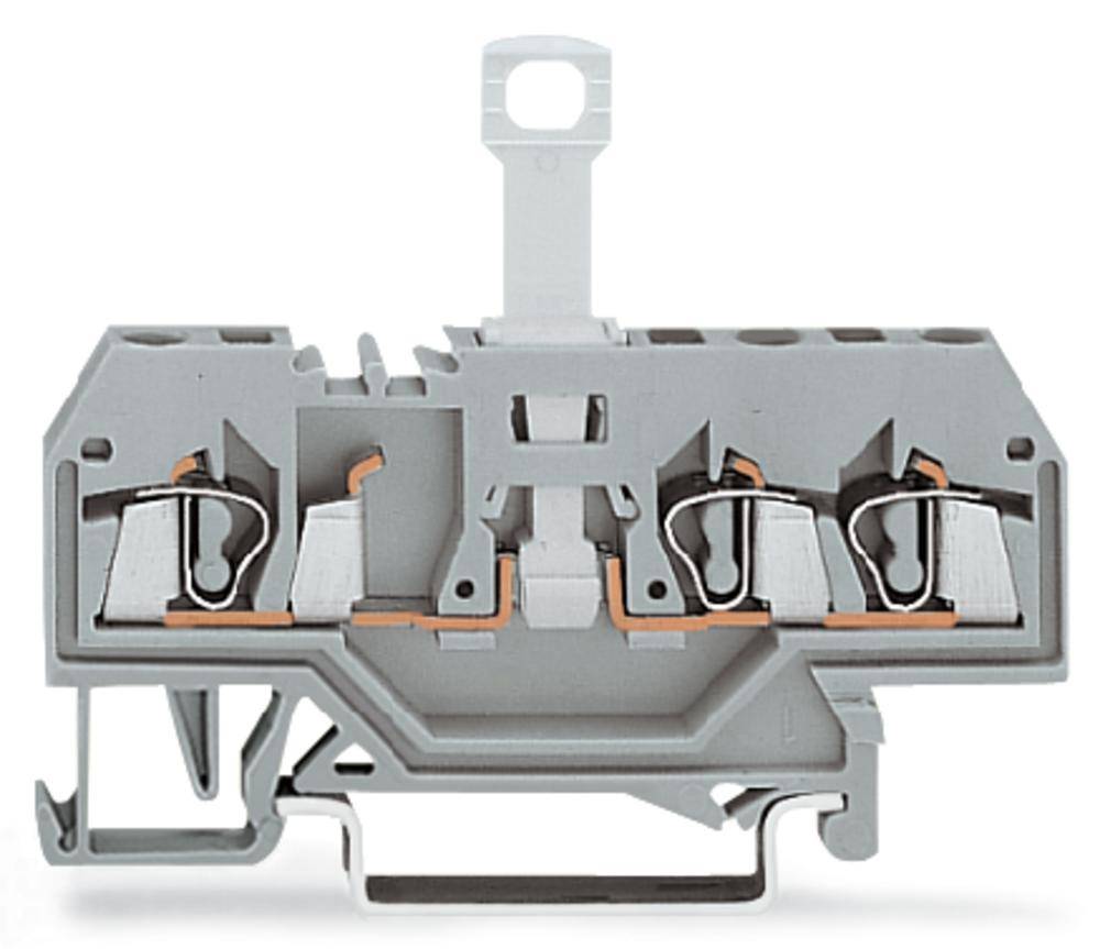 N клемма с разделителем WAGO 280-683, 3 pin, 0.08мм² - 2.50мм², 400В, 10А, конф: L, (50 шт)