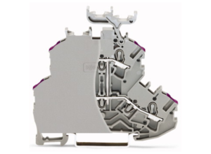 Двухуровневый клеммный блок WAGO 2002-2238/099-000, 2 pin, 0.25мм²-4.0мм², 800В, 24А, (1 шт)