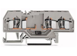 Диодная клеммная колодка WAGO 281-673/281-400, 1 pin, 0.08мм²-4.0мм², 250В, 1.5А, (1 шт)