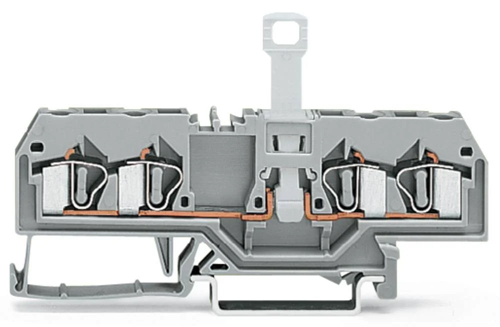 N клемма с разделителем WAGO 281-659, 4 pin, 0.08мм² - 4мм², 400В, 10А, конф: L, (50 шт)