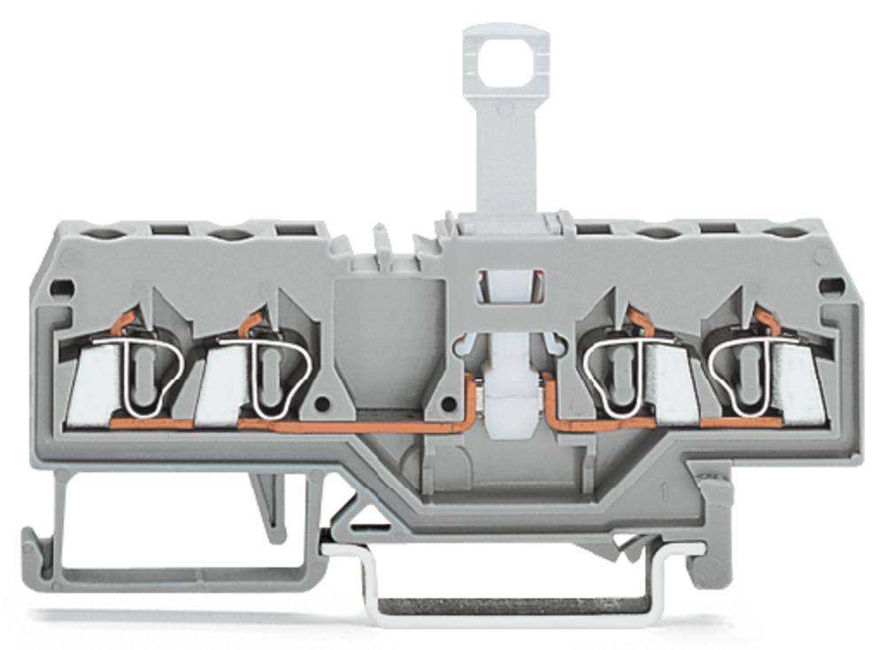 N клемма с разделителем WAGO 280-839, 4 pin, 0.08мм² - 2.50мм², 400В, 10А, конф: N, (50 шт)