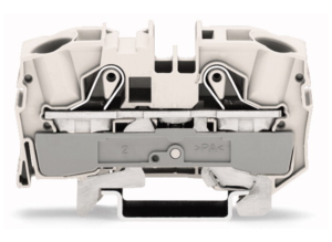 Клеммная колодка экрана WAGO 2016-1208, 1 pin, 0.5мм²-16мм², 600В, 76А, (1 шт)