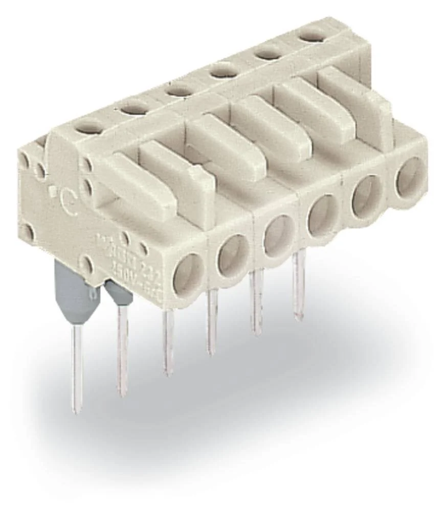 Розетка для подключения к печатной плате WAGO 722-240/005-000, 10 pin, 320В, 15А, CS: 5мм, (50 шт)