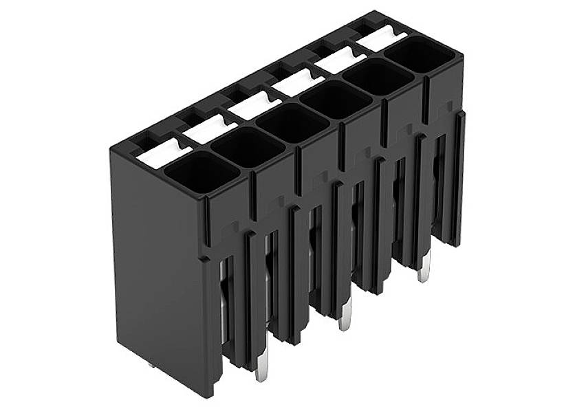 Клемма для печатной платы WAGO 2086-1126/300-000, 6 pin, 0.14мм² - 1.50мм², 630В, 17.5А, CS: 3.50мм, (1 шт)