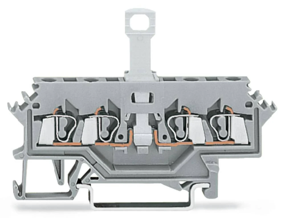 N клемма с разделителем WAGO 280-632, 4 pin, 0.08мм² - 2.50мм², 400В, 10А, конф: N, (50 шт)