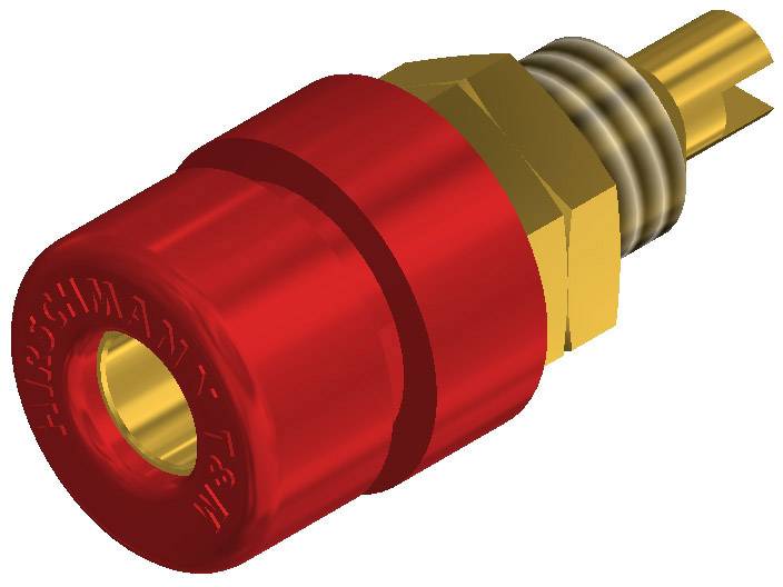 930166701, SKS-HIRSCHMANN BIL 30 Au - Лабораторное гнездо, Ø-контакта: 4 мм, красный : 1 шт.