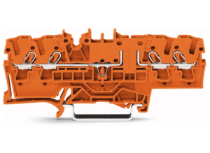 Проходная клеммная колодка WAGO 2002-1802, 1 pin, 0.25мм²-2.5мм², 400В, 16А, (1 шт)