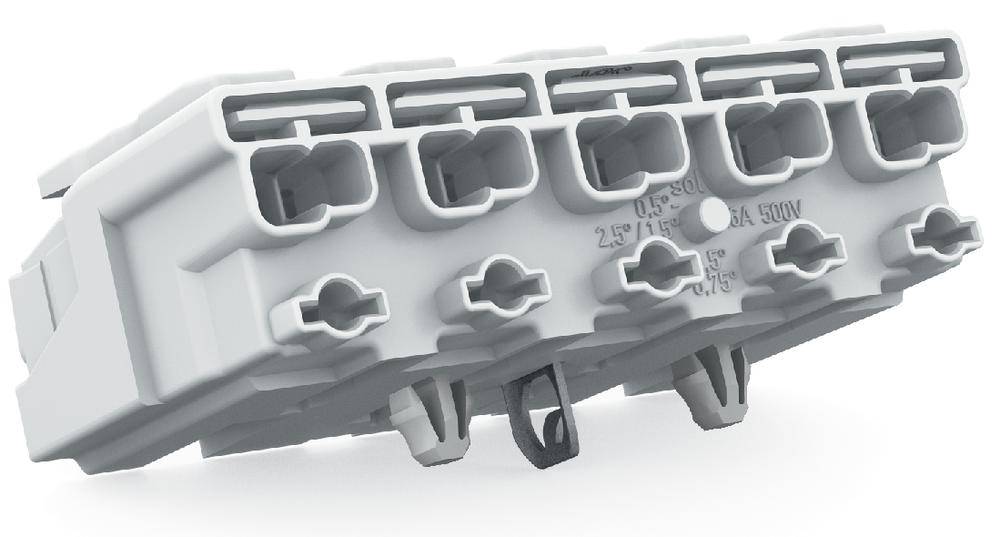 Разъем питания сети WAGO 294-5155, 5 pin, 0.5мм² - 1.5мм², 24А, (250 шт)