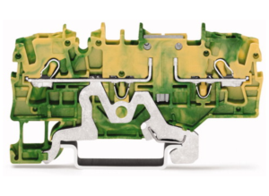 Клеммная колодка заземления WAGO 2002-1907, 1 pin, 0.25мм²-2.5мм², (1 шт)