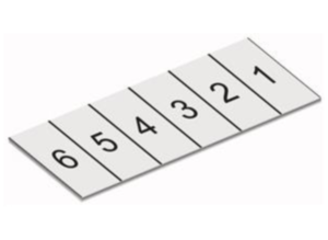 Маркировочная планка WAGO 2009-110/762-855, (1 шт)