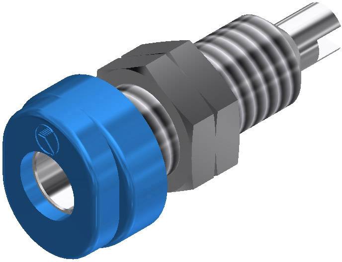 930175102, SKS-HIRSCHMANN BUG 10 - Лабораторное гнездо, Ø-контакта: 4 мм, синий : 1 шт.