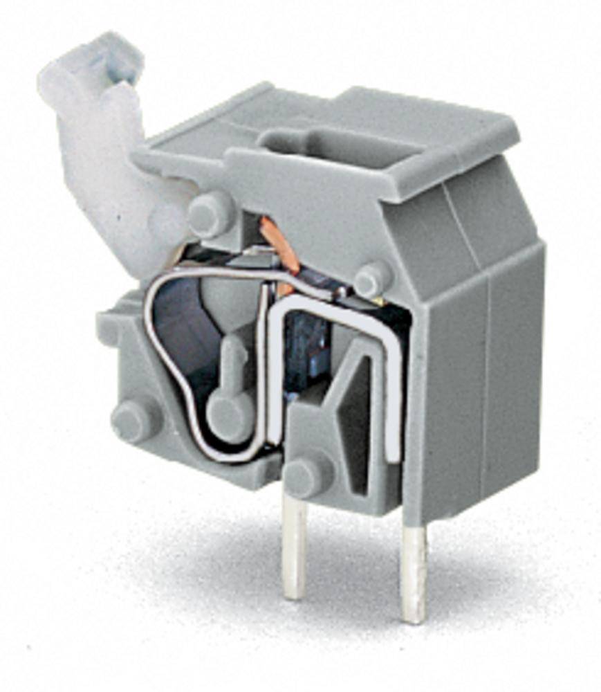 Быстроразъемная клемма WAGO 255-601, 1 pin, 0.08мм² - 2.50мм², 1000В, CS: 10мм;10.16мм, (300 шт)