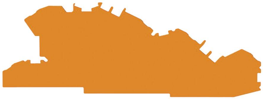 Клеммная панель/разделитель WAGO 2005-7692, (1 шт)