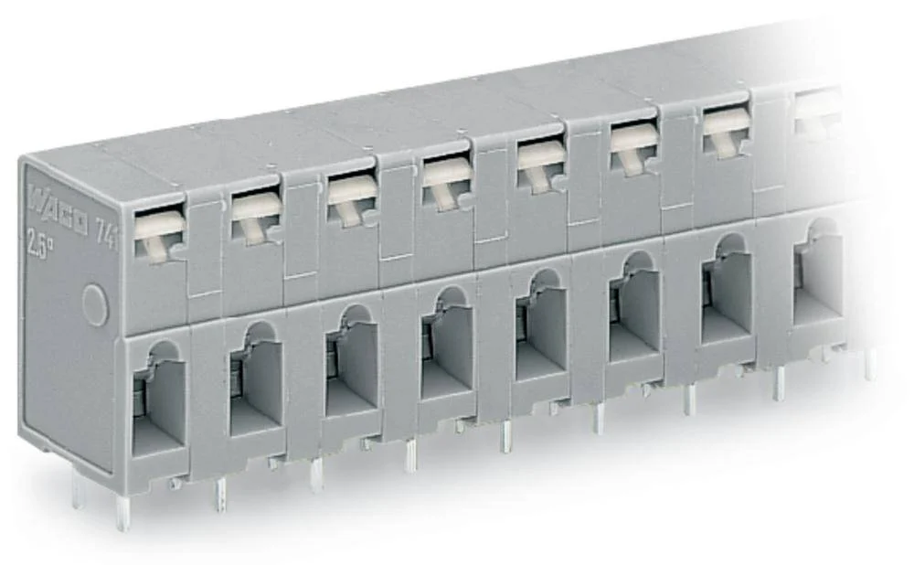 Быстроразъемная клемма WAGO 741-307, 7 pin, 0.08мм² - 2.50мм², 630В, 16А, CS: 7.50мм, (80 шт)