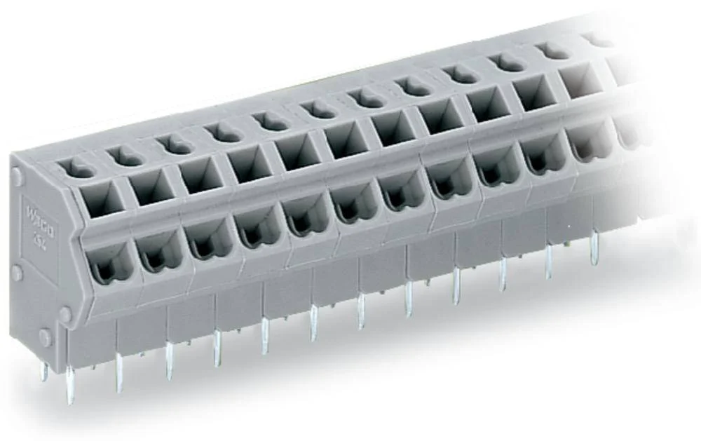 Быстроразъемная клемма WAGO 254-160, 10 pin, 0.25мм² - 0.75мм², 250В, 17.5А, CS: 5мм;5.08мм, (80 шт)