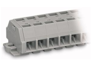 Клеммная колодка WAGO 260-205, 2 pin, 0.08мм²-1.5мм², 400В, 18А, (1 шт)