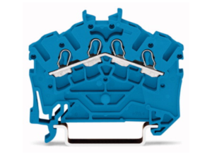 Проходная клеммная колодка WAGO 2002-6404, 1 pin, 0.25мм²-2.5мм², 550В, 24А, (1 шт)