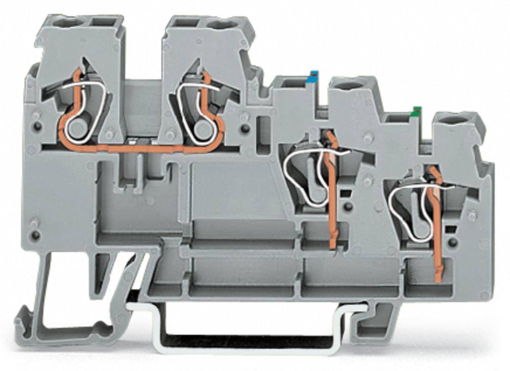 Клемма привода WAGO 270-572, 4 pin, 0.08мм² - 2.50мм², 250В, 18А, конф: L, (50 шт)